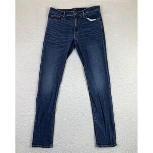 Vince DM/02 Jeans Mens 32x34 Blue Skinny Fit Medium Wash Denim Pants Casual